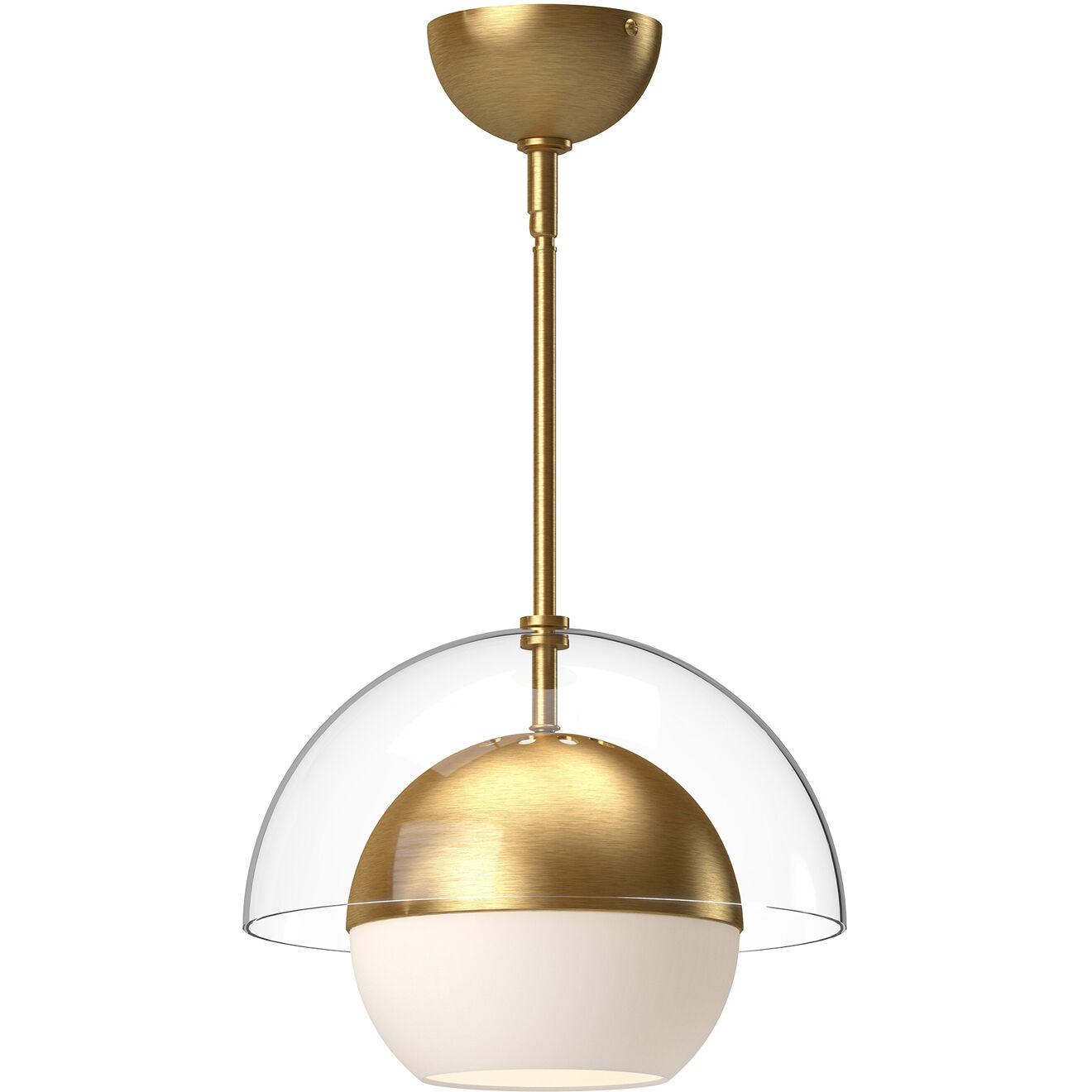 Alora Mood Lucy Pendant Ceiling Light in Brushed Gold