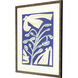 Block Flock Blue and Green and Yellow Framed Art