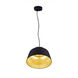 Palermo 3 Light 16 inch Black and Gold Pendant Ceiling Light