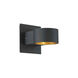 Lacapo 1 Light 6 inch Black-Matte Wall Sconce Wall Light