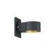 Lacapo 1 Light 6 inch Black-Matte Wall Sconce Wall Light