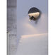 Mario 2 Light 6 inch Black Wall Sconce Wall Light