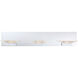 H2O 3 Light 28 inch Chrome Bath Vanity Wall Light