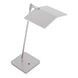 Zeitlos 22 inch 15 watt Satin Nickel with Chrome Table Lamp Portable Light, Bankamp Book
