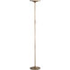 Leipzig 71 inch 20.00 watt Satin Brass Torchiere Portable Light 