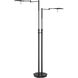 Dessau Turbo 40 inch 13 watt Museum Black Floor Lamp Portable Light