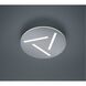 Modena 3 Light 12 inch Nickel-Matte Flush Mount Ceiling Light