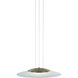 Dakar 1 Light 20 inch Brass-Matte Pendant Ceiling Light