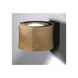 Zeitlos LED 6 inch Gold Leaf with Black Wall Sconce Wall Light, Luce Elevata Impulse 