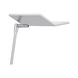 Zeitlos 22 inch 15 watt Satin Nickel with Chrome Table Lamp Portable Light, Bankamp Book