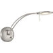 Dessau Turbo 1 Light Satin Nickel Swing Arm Wall Sconce Wall Light
