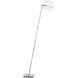 Zeitlos 60 inch 15 watt Satin Nickel Floor Lamp Portable Light, Bankamp Book