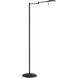 Dessau Turbo 45 inch 10 watt Museum Black Floor Lamp Portable Light