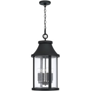 Bridger 4 Light 11.5 inch Black Outdoor Hanging Lantern