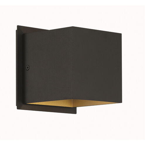 Louis 1 Light Black and Gold Wall Sconce Wall Light