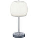 Pear 17 inch 8.00 watt Nickel-Matte Table Lamp Portable Light