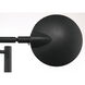 Dessau Turbo 40 inch 13 watt Museum Black Floor Lamp Portable Light