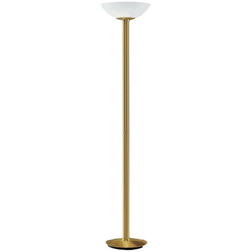 Light Cannon 72.75 inch 100.00 watt Satin Brass Floor Lamp Portable Light