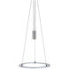 Toronto 1 Light 15 inch Brushed Aluminum Pendant Ceiling Light
