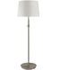 X6 71 inch 100.00 watt Satin Nickel Floor Lamp Portable Light