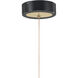 Butterfly LED 8 inch Black and Gold Pendant Ceiling Light