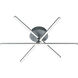 Highway 3 Light 24 inch Brushed Aluminum Flush Mount Ceiling Light 