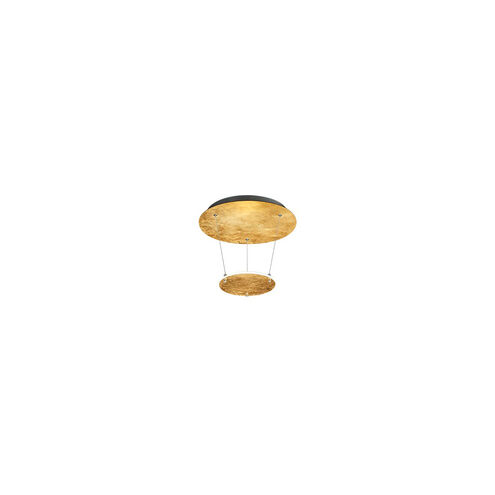 Zenith 1 Light Gold and Black Pendant Ceiling Light