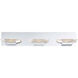 H2O 3 Light 28 inch Chrome Bath Vanity Wall Light