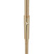 Leipzig 71 inch 20.00 watt Satin Brass Torchiere Portable Light 