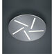 Modena 5 Light 16 inch Nickel-Matte Flush Mount Ceiling Light