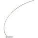 Columbus 66 inch 4.5 watt Nickel-Matte Arc Floor Lamp Portable Light