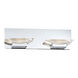 H2O 2 Light 16 inch Chrome Bath Vanity Wall Light