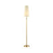 Attendorn 69 inch 100 watt Satin Brass Floor Lamp Portable Light