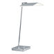Zeitlos 22 inch 15 watt Satin Nickel with Chrome Table Lamp Portable Light, Bankamp Book
