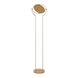 Zeitlos 75 inch 78 watt Satin Brass Floor Lamp Portable Light, Bankamp Astoria