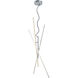 Tiriac 40 inch Satin Nickel Pendant Ceiling Light