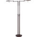 Dessau Turbo 40 inch 13 watt Bronze Floor Lamp Portable Light