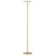 Tampa 71 inch 36 watt Satin Brass Floor Lamp Portable Light