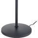 Dessau Flex 42 inch 13.00 watt Museum Black Swing Arm Floor Lamp Portable Light