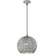 Frieda 1 Light 13 inch Antique Grey Pendant Ceiling Light