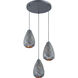 Onyx 1 Light Museum Black Pendant Ceiling Light
