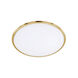 Seattle 1 Light 12 inch Brass-Matte Flush Mount Ceiling Light 