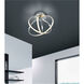 Corland 1 Light 19 inch Chrome Flush Mount Ceiling Light