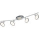 Duellant Chrome 4.3 watt 4 Light Adjustable Spot Light
