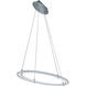 Toronto 1 Light 32 inch Brushed Aluminum Pendant Ceiling Light
