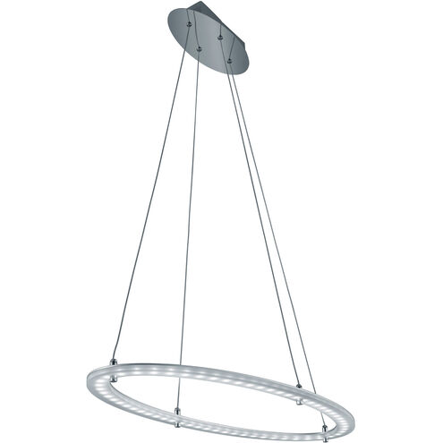 Toronto 1 Light 32 inch Brushed Aluminum Pendant Ceiling Light