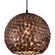 Frieda 1 Light 13 inch Old Brass Pendant Ceiling Light