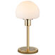 Wilhelm 12 inch 4.50 watt Brass-Matte Table Lamp Portable Light