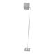 Zeitlos 60 inch 15 watt Satin Nickel Floor Lamp Portable Light, Bankamp Book