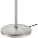 Dessau Flex 42 inch 13.00 watt Satin Nickel Swing Arm Floor Lamp Portable Light